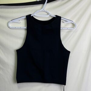 Seamless Racer Top - Black